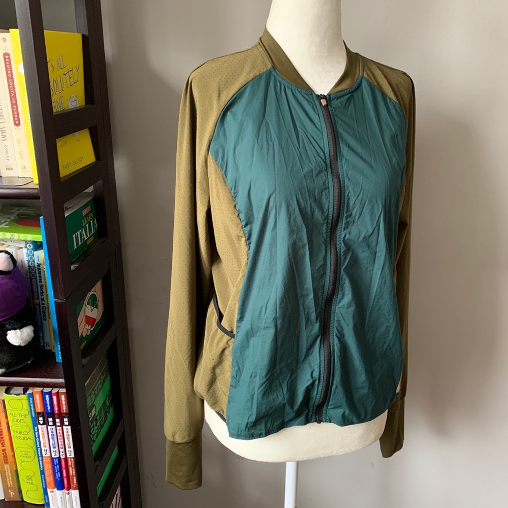 REI running zip jersey